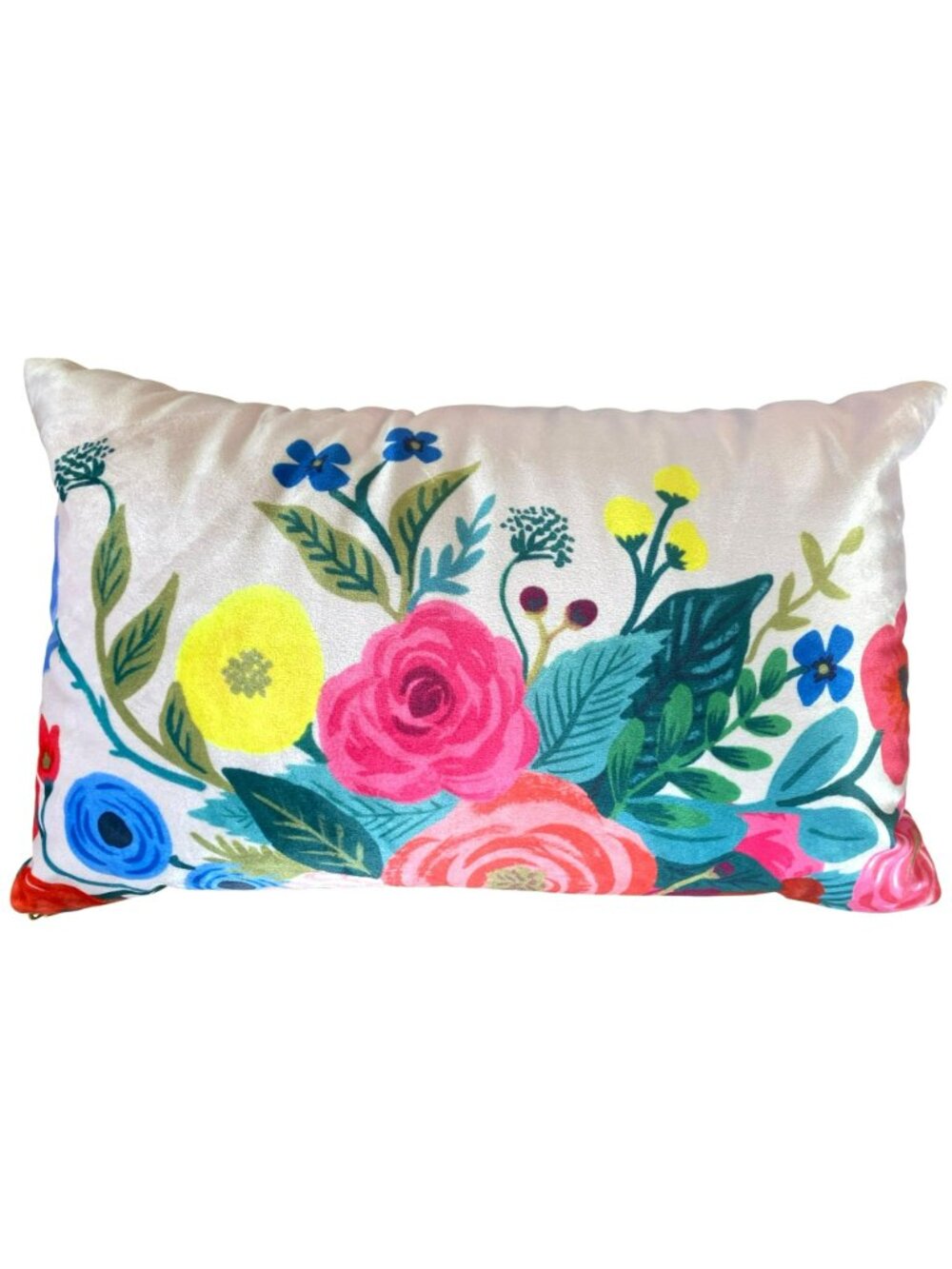 3 Rifle Paper Co Pillows Lumbar Garden Floral w/Polyester Inserts! 13”x21” - Picture 3 of 10